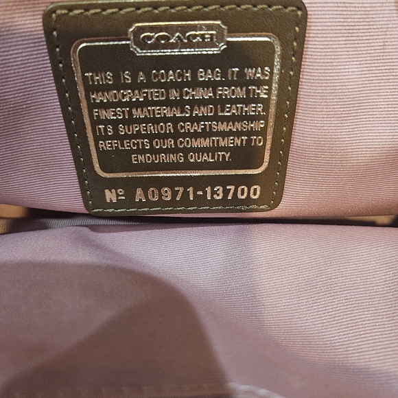 Coach Brown and Gold Chain Shoulder Bag - Picture 4 of 4